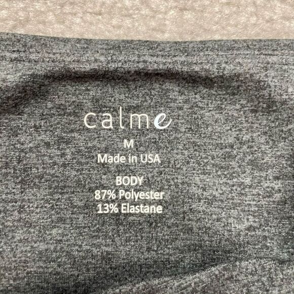 Johnny Was Calme Ease High Rise Space Dye Leggings Size Black $108 NWT - Picture 4 of 8